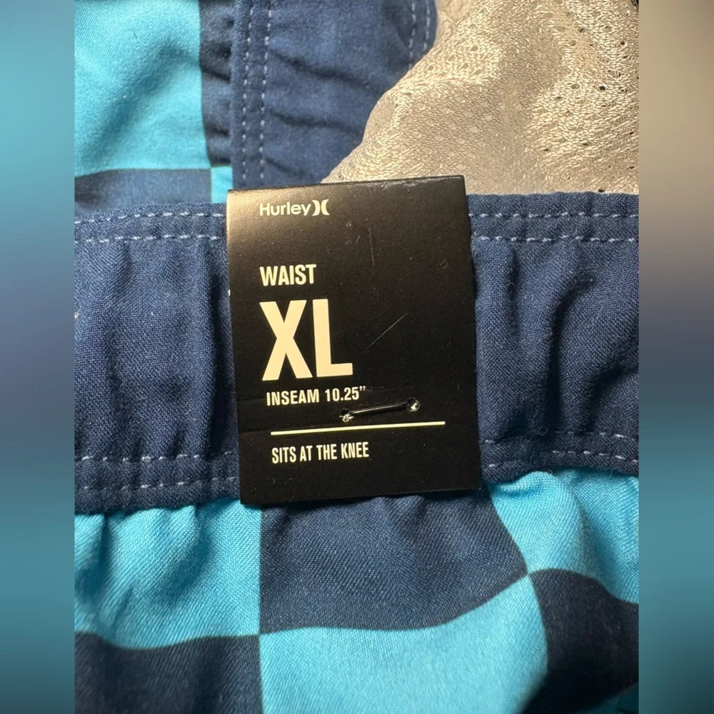 NWT Hurley Boys Character Check Pull On Swim Trunks‎ Summer Vacation Resort